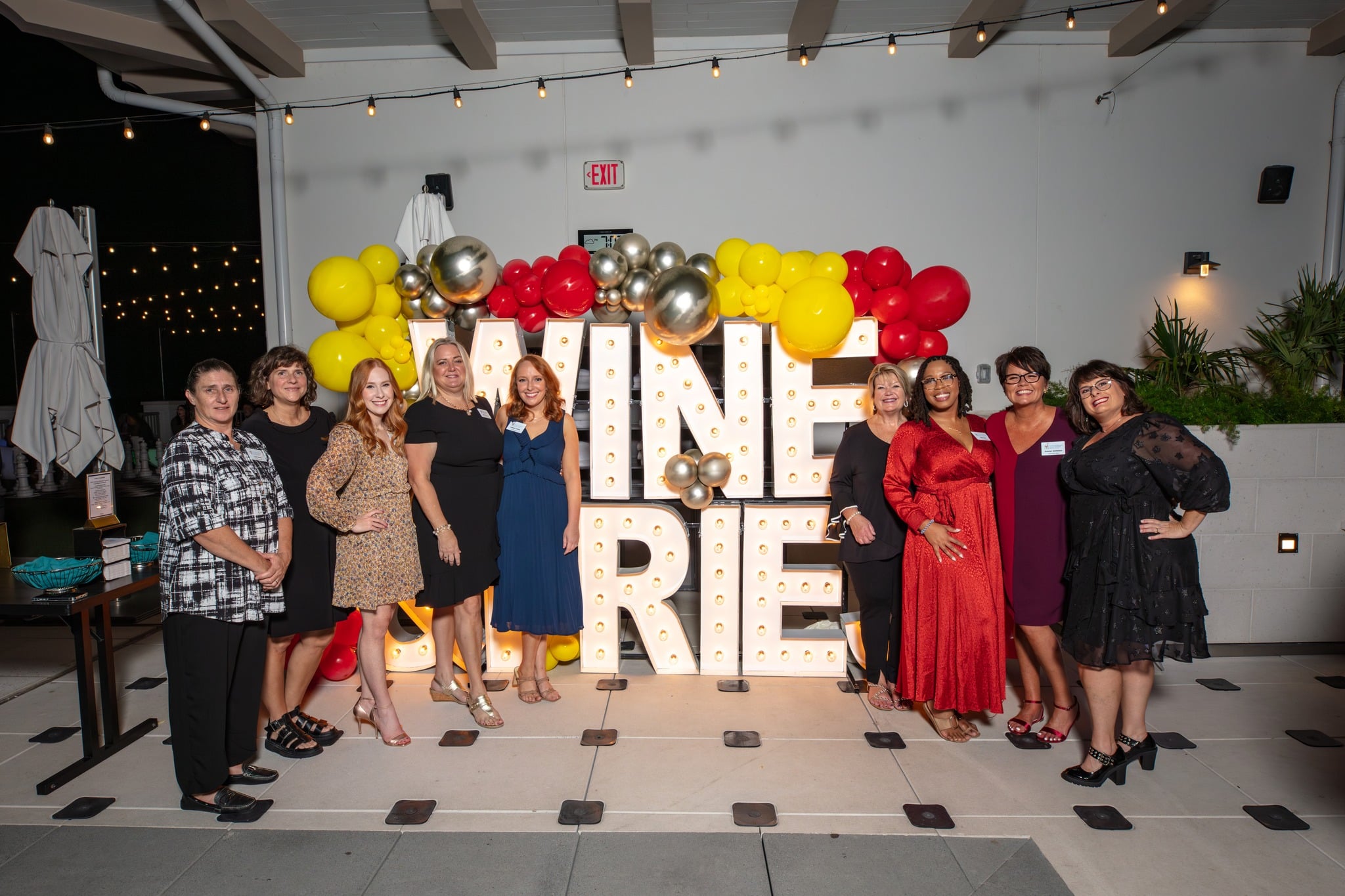 a group of people posing for a picture